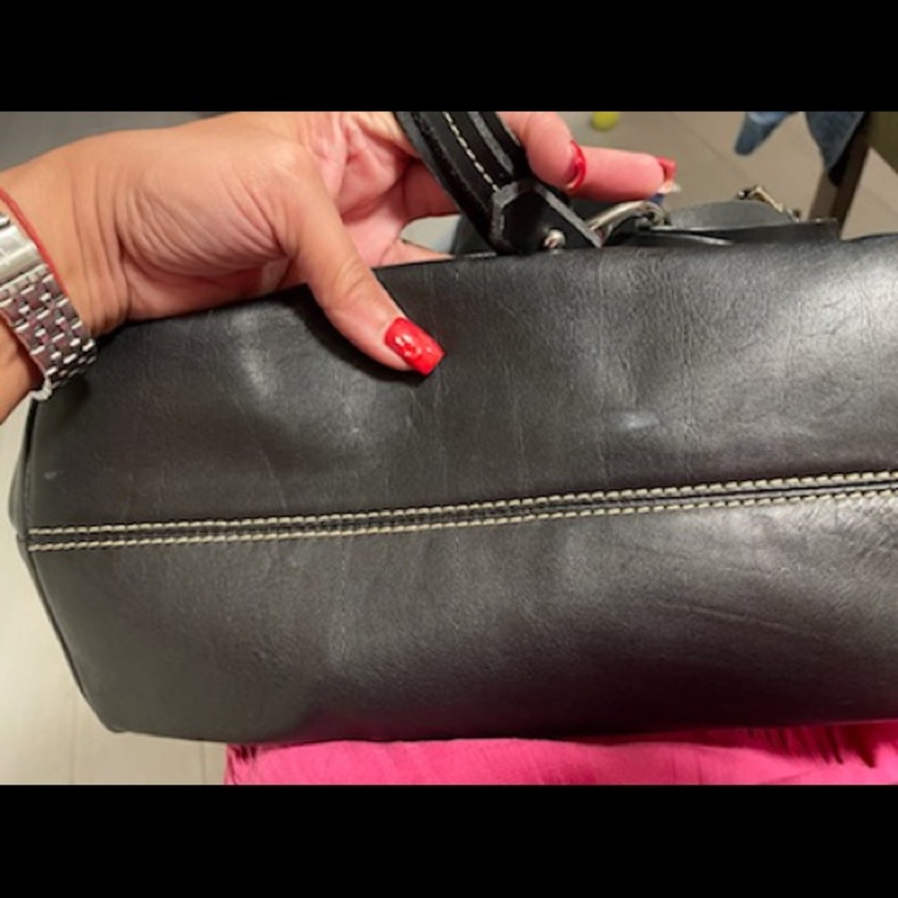 Dooney & Bourke Black Leather Bag - Picture 7 of 7